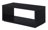 Convenience Concepts Northfield Admiral Coffee Table, Black, 18 in x 42 in x 18 in Convenience Concepts
