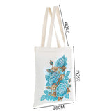 JGA JOGGING ARM 5D DIY Diamond Painting Cotton Canvas Tote Reusable Shopping Bags Art Handwork Handbags for Women Daily Organization JGA JOGGING ARM