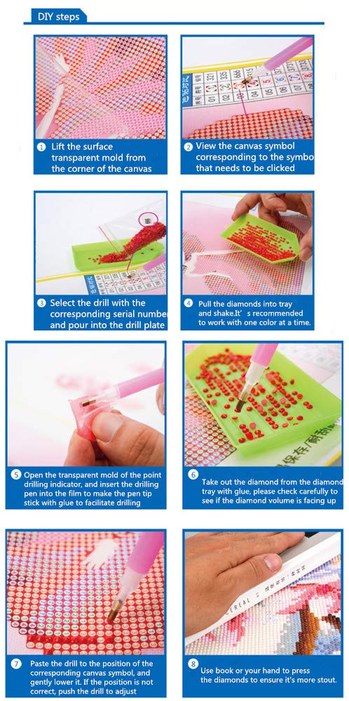 MMAHD 5D DIY Diamond Art Painting Kits for Adults,Full Drill Embroidery Paintings Rhinestone Pasted DIY Painting Cross Stitch Arts Crafts for Home Wall Decor 11.8×15.8Inches MMAHD