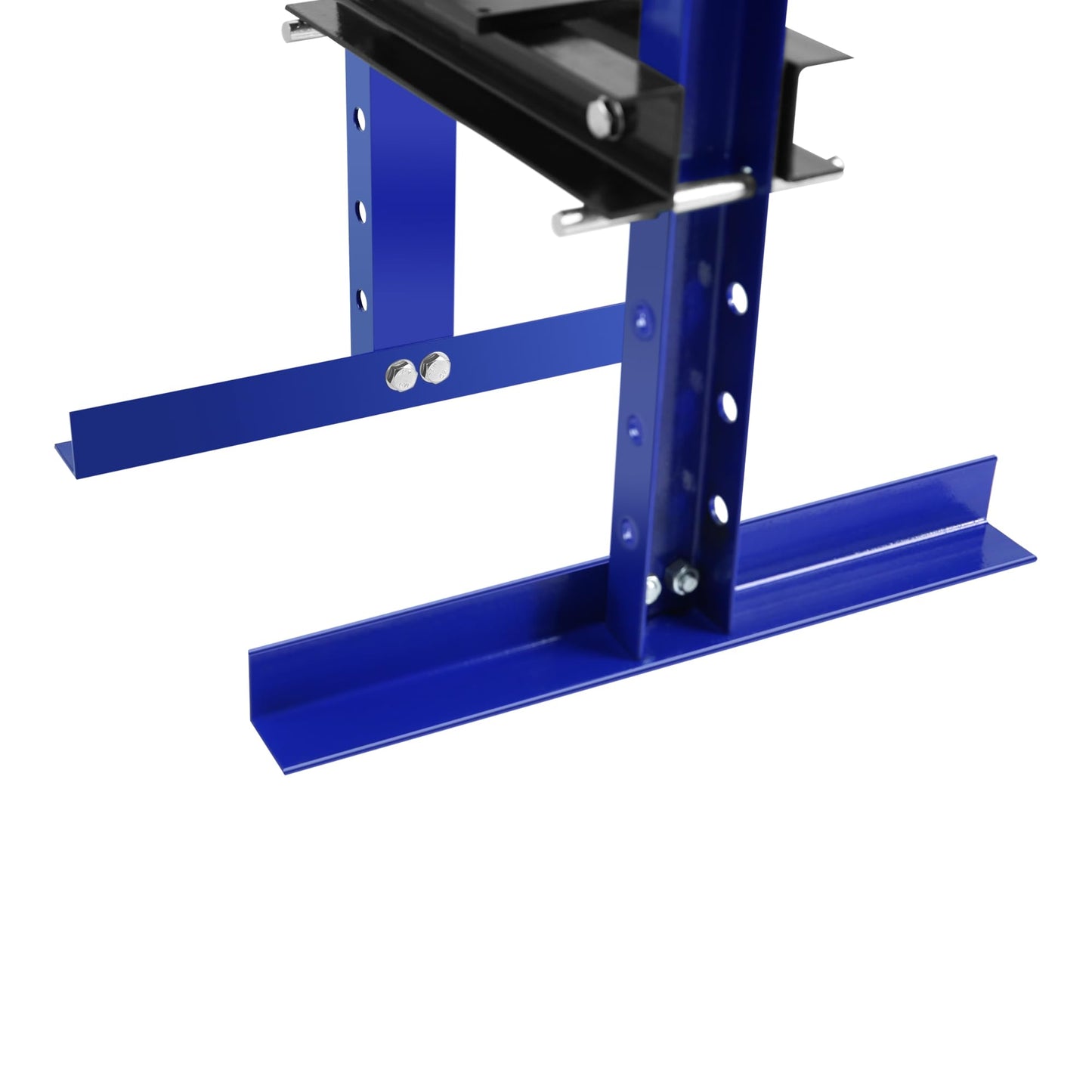 6 Ton Hydraulic Shop Press, Heavy Duty H-Frame Carbon Steel Body Garage Floor Adjustable Shop Press with Visible Pressure Gauge, Working Height 2.2" to 9.4" Blue - WoodArtSupply