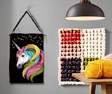 YOOTOM Latch Hook Rug Kits, Christmas DIY Rug Crochet Yarn Latch Hook Carpet Kit with Printed Canvas 20"x15" YOOTOM