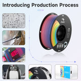 Official 3D Printer Filament Ender PLA Pro Filament, Creality PLA+ 3D Printing Filament, Durable and Resistant, Smooth, Overhang Performance Dimensional Accuracy +/-0.02mm, 2.2lbs/Spool Creality