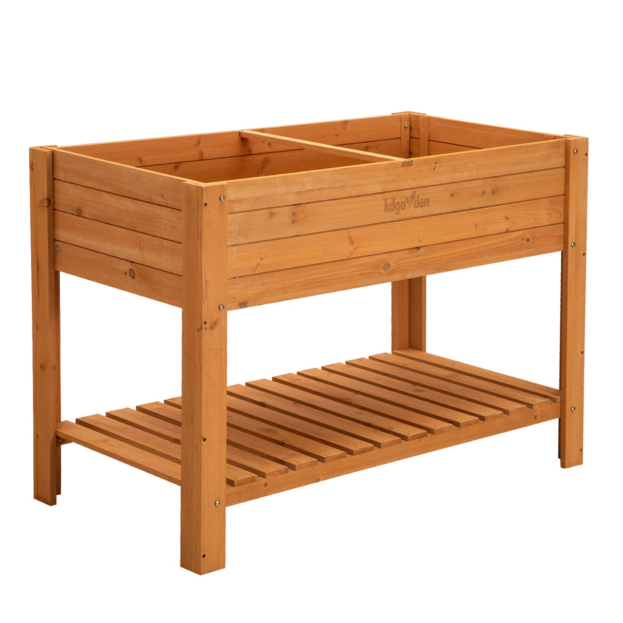 Raised Garden Bed 48"x24"x33" Large Wood Planter Box with Legs Outdoor Wooden Elevated Planters Raised Beds for Vegetable Flower Herb, Standing Gardening Box for Backyard, Patio, Deck Kdgarden