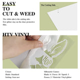 HTVRONT Rainbow White Glitter HTV Vinyl Roll-12 x 6 FT White Glitter Heat Transfer Vinyl, White Glitter Iron on Vinyl for Cricut & Silhouette Cameo HTVRONT