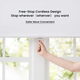 100% Blackout Cordless Roller Window Shades,Blackout Window Blinds,Thermal Insulated UV Protection Roller Blinds,Door Blinds,Window Shades Pull Down for Home,Office,Easy to Install,34" W x 72" H,White Anpark