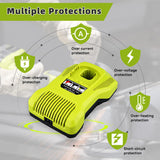 VINIDA P117 Replacement for Ryobi Charger 12V-18V Compatible with Ryobi 18V Battery Charger Li-ion & Ni-cad Ni-Mh Battery P102 P108 P189 P197 P103 P105 P107 P190 P191 PBP002 PBP005 VINIDA