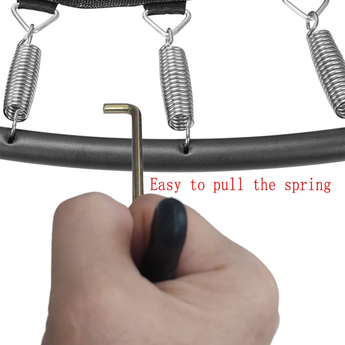 Practical Spring Pull Tool， Trampoline Spring Tool, Suitable for Spring Makes Installation/Disassembling TTSAM