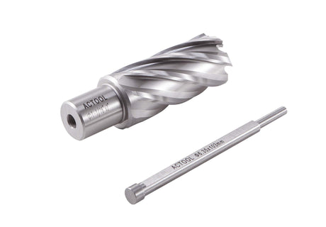 ACTOOL 1-1/16" Diameter × 2" Depth of Cut HSS ANNULAR Cutter with 3/4'' Weldon Shank ACTOOL