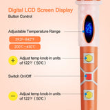 80W Portable Soldering Iron Kit, Upgraded LCD Display Soldering Iron, Adjustable Temperature Welding Tool, Soldering Gun with Fast Heating Ceramic Thermostat Design KLARYTYMA