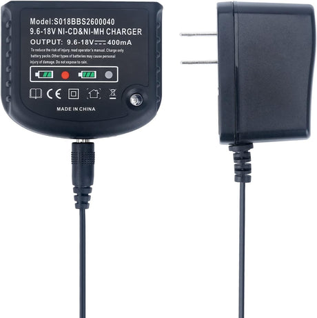 Replace for Black and Decker 18V Battery Charger 90556254-01 9.6V-18V NiCad & NiMh Battery HPB12 FS12B HPB14 FSB14 HPB18 HPB18-OPE FSB18 HPB96 FSB96 Gonocop
