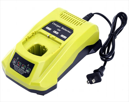 Lasica Replacement for Ryobi P117 18 Volt Battery Charger, Compatible with Ryobi 12V-18V ONE+ Plus Cordless Power Tool Battery Charger - WoodArtSupply