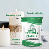 White Naturals White Beeswax Pellets 1lb (16oz), Pure, Natural, Cosmetic Grade, Bees Wax Pastilles, Triple Filtered, Great For DIY Lip Balms, Lotions, Candles White Naturals