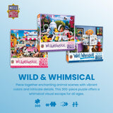 Masterpieces 300 Piece EZ Grip Jigsaw Puzzle - Kitten Cake Shop - 18"x24" Masterpieces