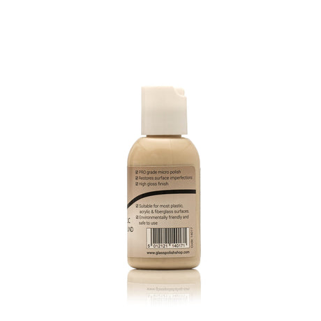 Glass Polish 1.7oz (50ml) Plastic & Acrylic Polishing Compound for Professional High-Gloss Micro Finishes - GP14017 Glass Polish