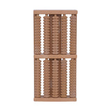 Foot Bath Basin Wood Foot Tub, Soaker Washing Sauna Bucket with Massager and Lid, Wooden Foot Basin Bucket with Massage Plus Cover Plate Foot Barrel WETUSSEX