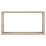 Henn&Hart 55" Wide Rectangular Console Table in Alder White, for Home, Living Room, Bedroom, Entertainment Room, Office Henn&Hart