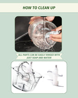 Food Processor 500W, electric chopper for kitchen meat processor, food processor 8 cup - 2L vegetable chopper stainless steel - food processor small - food chopper electric, food grinders electric Homeylon