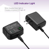 LCS1620 Replacement Charger 20V Lithium Battery Charger for Black&Decker 16V-20V Lithium Ion Battery LBXR20 LBXR20-OPE LB20 LBX20 LBX4020 LB2X4020 LBXR2020-OPE BL1514 LBXR16 UTRBATT