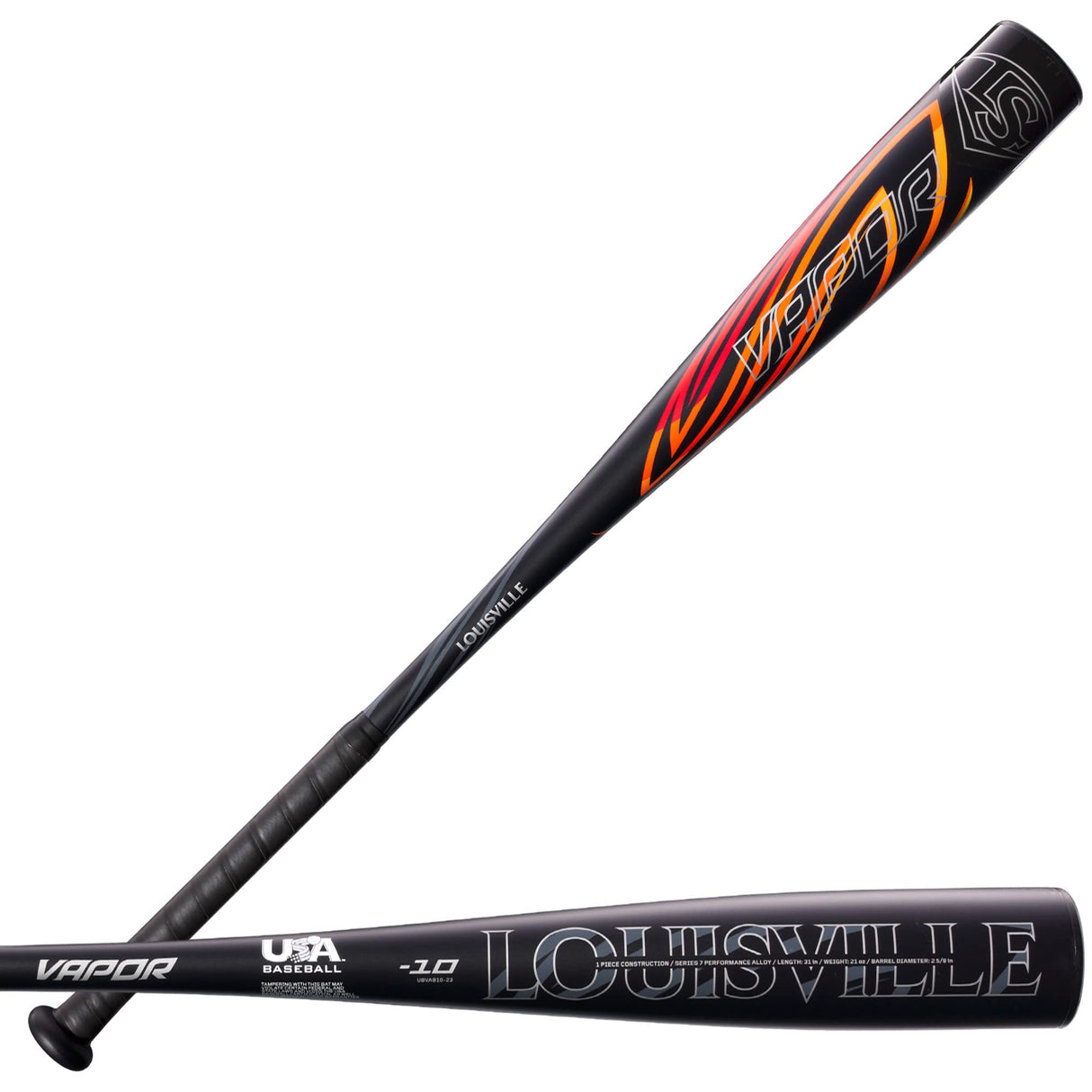 Louisville Slugger Vapor (-10) USA Baseball Bat - 29'/19 oz Louisville Slugger