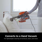Shark Rocket Ultra-Light Corded Bagless Vacuum for Carpet and Hard Floor Cleaning with Swivel Steering (HV301), Gray/Orange Shark
