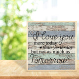 YALKIN 5D Diamond Painting Kits for Adults, DIY Diamond Number Rhinestone Painting Kits for Adults and Embroidery Diamond Arts Craft Home Decor 11.82X11.82 inch (Love You More Today) … YALKIN