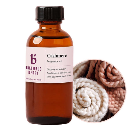 Bramble Berry Cashmere Fragrance Oil (2 Fl oz) | Great for Making Homemade Soap, Candles, Lotion, Bath Bombs, Skin & Body Care | Vegan, Phthalate & Paraben Free Bramble Berry