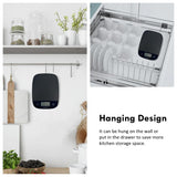 NUTRI FIT Food Scale for Kitchen Scales Digital Weight Grams and Ounces, Baking Scale Accurate for Weight Loss, Cooking, Coffee, Keto Diet, Meal Prep, 0.1oz Ultra Slim Smart Tare Black NUTRI FIT