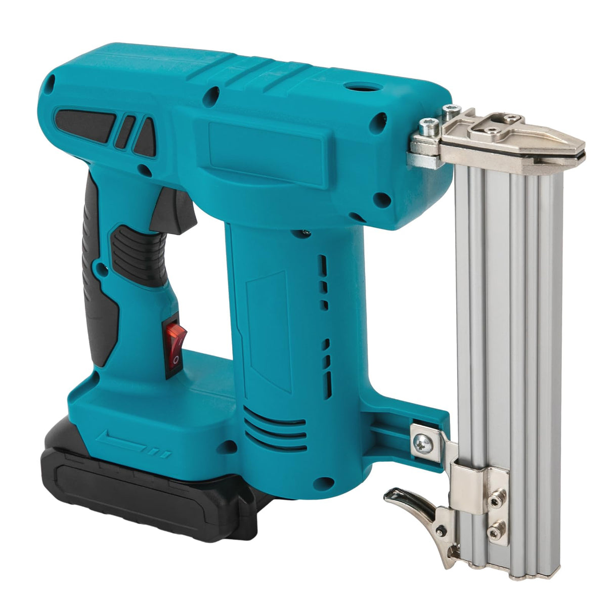 2-in-1 Nail Gun, Nail Gun with 20V 1.5Ah Battery & Charger, Electric Nail Gun with 1000Pcs Staples and Nails, for Home Improvement & Woodworking (Blue) TFCFL