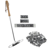 Custom BBQ Branding Iron Set with Changeable Alphabet Letters Jasni Liu