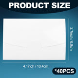 40PCS Sublimation Envelopes Blank,4.1 x 2.7 inch Gift Card Holders, Sublimation Gift Card Envelopes, Wedding Party Favors, Greeting Cards Mailing, Business Cards Cevhzoe