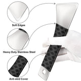 EVOULTES Upgraded 3D Printer Scraper Tool, Polished Stainless Metal 3D Printer Spatula for Model Removal Safety, Professional 3D Printing Accessories Without Damage Building Bed EVOULTES