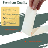 EFOK 10 Pack Masking Tape 2 Inch Wide Bulk, 2025 Upgrade White Painters Tape Anti-UV General Purpose, 1.88 Inch × 55 Yards Total 550 Yards EFOK