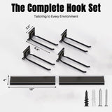 Garage Garden Tool Organizer Wall Mount, Heavy Duty Garage Tool Storage Rack 32 Inches, Max Load 220lb - Shovel, Rake, Folding Chair, Weed Eater Storage Wallavant