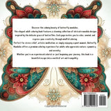 Butterfly Mandalas for Adults: A Beautiful Mandala Coloring Book with Butterflies for Adults Relaxation and Stress Relief Majosta