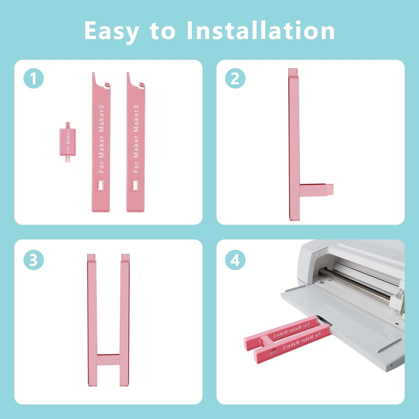 Extension Tray for Cricut Maker3, Extension Tray Compatible with Cricut Maker3, Cutting Mat holder support for Maker3 Maker Series, Essential Accessories and Supplies for Maker3 Maker series( - WoodArtSupply