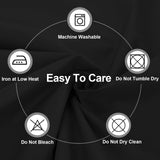 OutdoorLines Outdoor Waterproof Patio Table Furniture Set Covers - Rectangle Couch Sectional Cover Outside Weatherproof Patio Furniture Covering for Deck, Lawn and Backyard 74"L x 47"W x 28"H, Black OutdoorLines