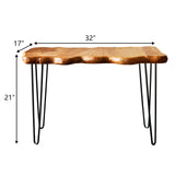 WELLAND Cedar Live Edge Small Coffee Table WELLAND