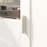 ROMSHINE 70.9" W Wall Unit TV Stand with Storage Shelf, Modern TV Console with 4-Tiers Shelf Bookcase, Entertainment Center with Drawers and Rack for Living Room, White ROMSHINE