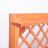 PetalPine Outdoor Potting Bench & Wooden Gardening Work Station Planting Table with Metal Tabletop, Drawer, Storage, and Hooks PetalPine