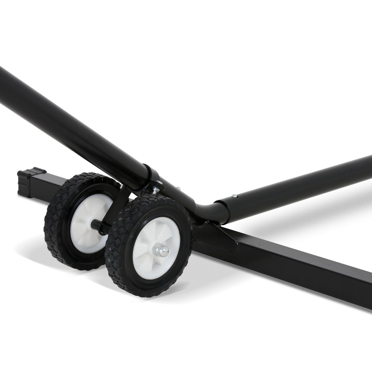 SUNCREAT Hammock Wheel Kit for Hammock Stand, Weather Resistant Portable Universal Stand Wheel for Outdoor Use, Black SUNCREAT