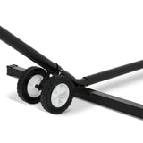 SUNCREAT Hammock Wheel Kit for Hammock Stand, Weather Resistant Portable Universal Stand Wheel for Outdoor Use, Black SUNCREAT