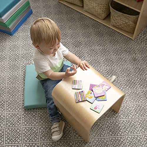 ECR4Kids Bentwood Multipurpose Cube Chair, Kids Furniture, Natural ECR4Kids