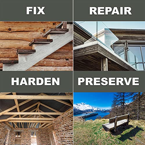 PC Products PC-Rot Terminator Epoxy Wood Hardener, Two-Part 1.5 gal in Two Bottles, Amber 192610 PC Products