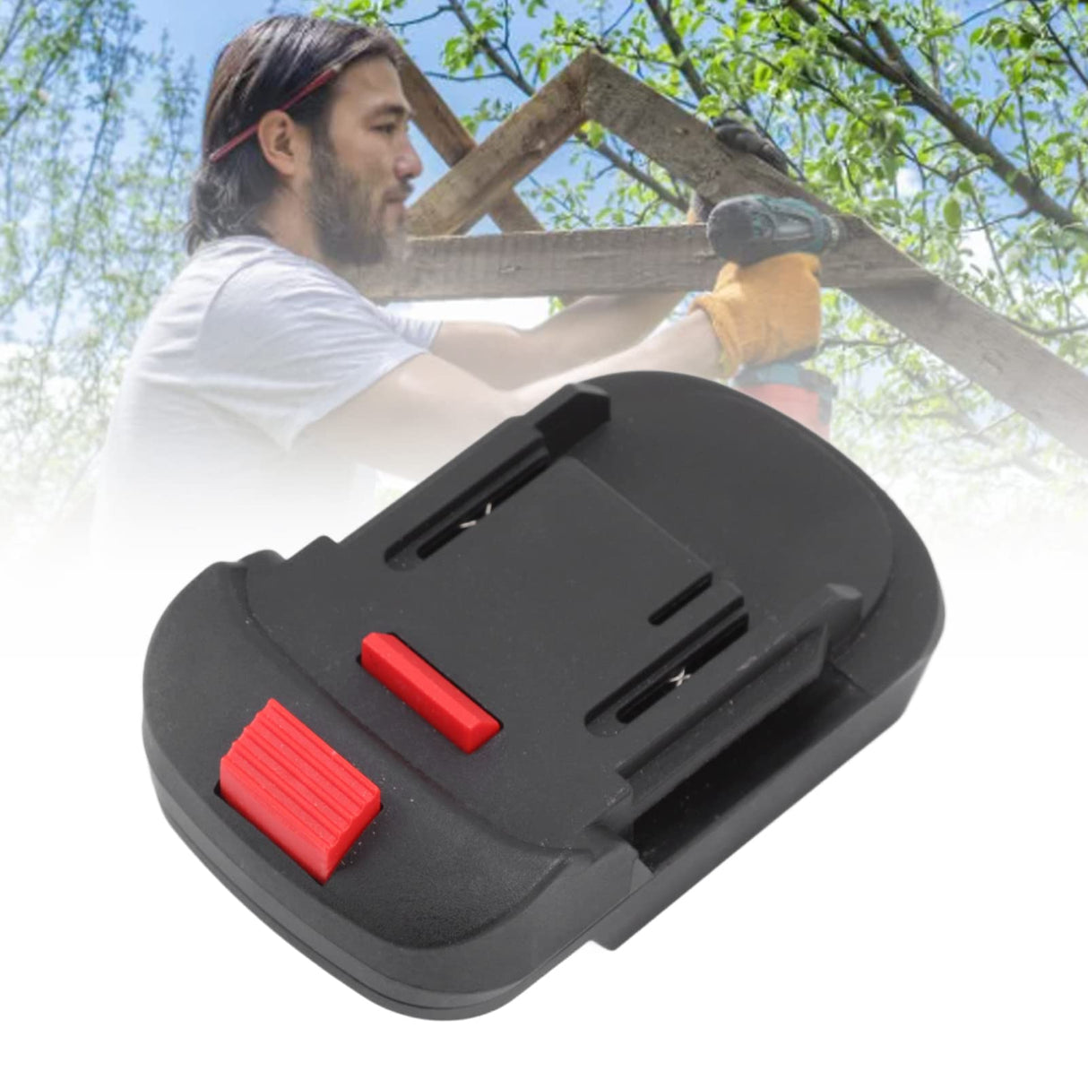 18V Lithium Battery Power Tools , 18V to 20V Battery Converter Adapter , 18V Cordless Tool Power Source for Woodworking Power Tool Adapters , 18V to 20V Battery Converter Adapter , 18V Lithium B18V to Pilipane