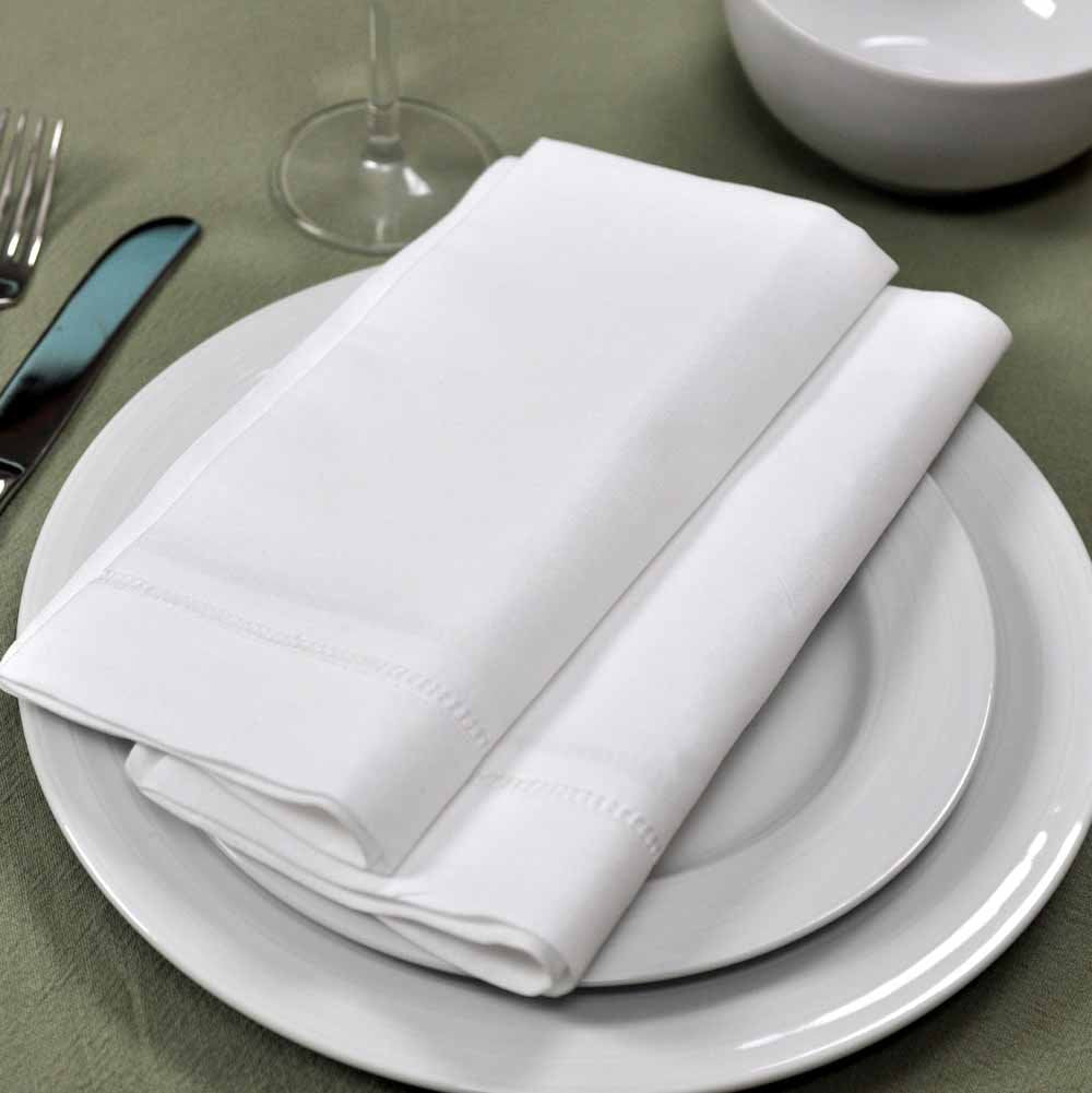 20 x 20 Inch Linen Napkins White Cloth Napkins Set of 4 Dinner Napkins Cloth Washable White Linen Napkins White Dinner Napkins Fabric Napkins Servilletas De Tela para Mesa