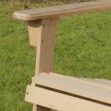 Merry Garden Kids Foldable Wooden Adirondack Chair, Children's Outdoor Patio Furniture, Garden, Lawn, Deck Chair, Unfinished Merry Garden