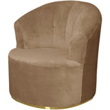 VIENLOVE Velvet Single Sofa Cover Swivel Barrel Chair Cover Modern Accent Chair Slipcovers Barrel Armchairs Sofa Cover Protector for Home Decor Living Room VIENLOVE