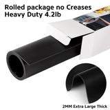 Silicone Mat Heat Resistant Mats for Countertop, Multipurpose Large Silicone Mats for Crafts Kitchen Workbench Size 48x24 inches Thick 2mm,Rolled Package,Black InfiOne