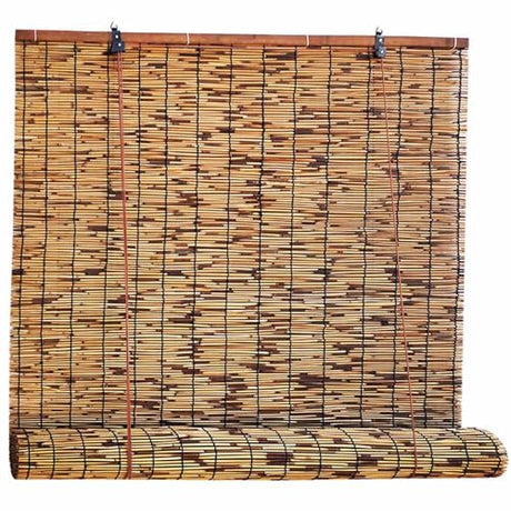 Light Filtering Bamboo Roller Blinds for Outdoor & Indoor Use – Custom Sizes Available WZLSQLTY