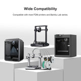 NextShapes Standard PLA 1.75mm with Reusable Spool Set, Detachable & Easy to Use, Neatly Wound & High Speed 3D Printing Filament for Most FDM 3D Printers (Cyan, 1000g) NextShapes